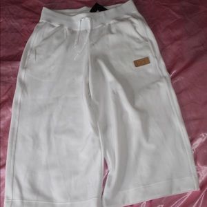 White Nike Capri Shorts